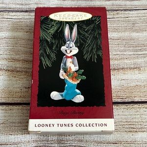 Hallmark ornament. 1993 Looney Tunes Bugs Bunny. EUC w/OB.